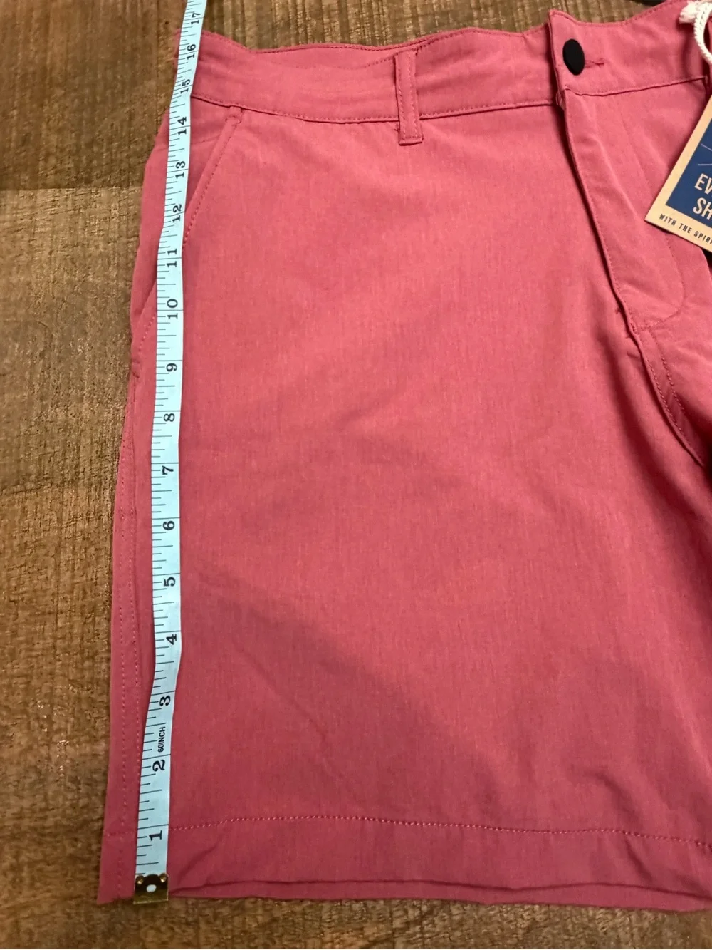 🆕 Free Planet Men's Coral Pink Flat-Front Shorts